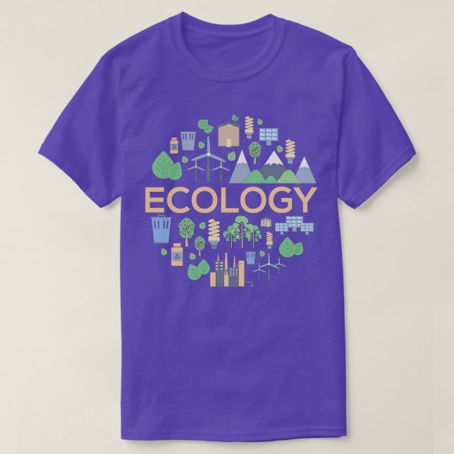 Ecology Doodle Concept  T-Shirt (Design Front)