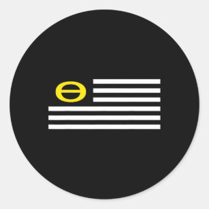 Ecology Flag Environmentalism Earth Day  Classic Round Sticker