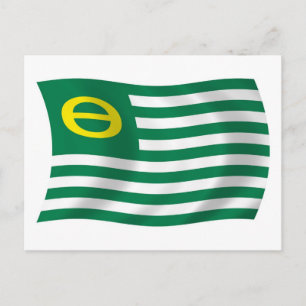 Ecology Movement Flag Postcard