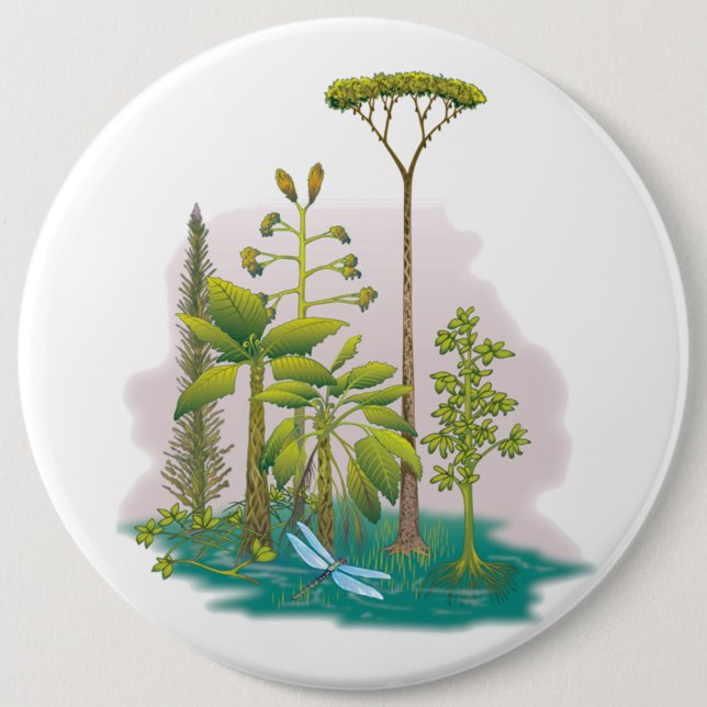 Ecology : plant a tree - 6 cm round badge (Front)