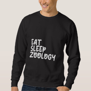 Ecology Zoologists future funny zoology Animal Bio Sweatshirt