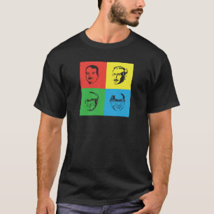 Econ Heads - Mises, Hayek, Rothbard, Friedman T-Shirt