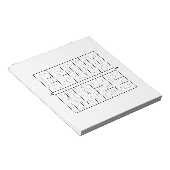 Econo-Maze -  Notepad (Angled)