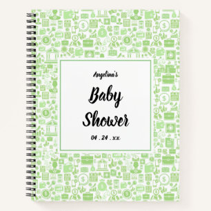 Economic Icon Pattern Notebook