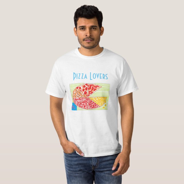 Economic shirt for Man design pizzalovers (Front Full)
