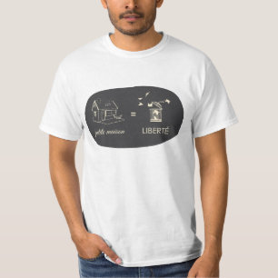 Economic tee-shirt Freedom - black bottom T-Shirt