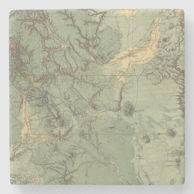 Economical Features of Colorado 2 Stone Coaster (Front)