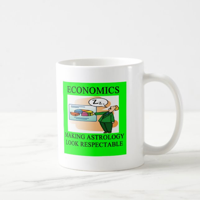 economics astrology jjoke coffee mug (Right)