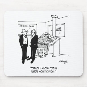 Economics Cartoon 3996 Mouse Pad