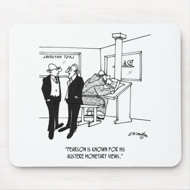 Economics Cartoon 3996 Mouse Pad (Front)
