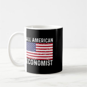 Economist Economy 4th Fourth Of July All American Coffee Mug