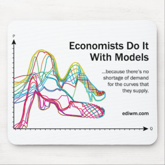 Economists Do It With Models Mouse Pad