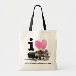 Economy I <3 Pigs Tote Bag