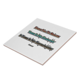 Economy vs Environment Ceramic Tile