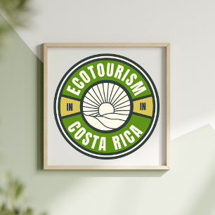 Ecotourism in Costa Rica Slow Travel Poster