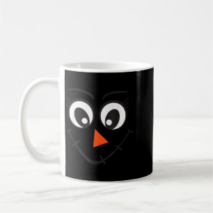 Ecrow Face Eyelashes Thanksgiving Halloween Coffee Mug