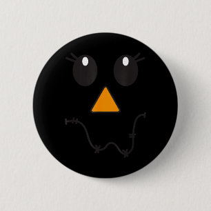 Ecrow Face Eyelashes Y Smile Halloween Costume 6 Cm Round Badge
