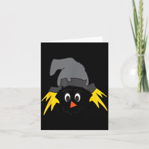 Ecrow Face Hat Y Thanksgiving Halloween Costume Card