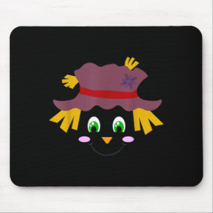 Ecrow Face In A Hat Funny Thanksgiving Halloween Mouse Pad