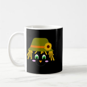 Ecrow Face In A Hat Suower Funny Halloween Costume Coffee Mug