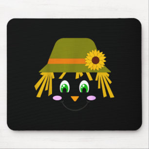 Ecrow Face In A Hat Suower Funny Halloween Costume Mouse Pad