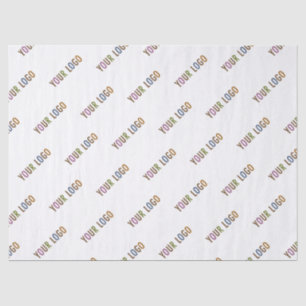 Ecru Tissue Paper Company Logo Custom Printed