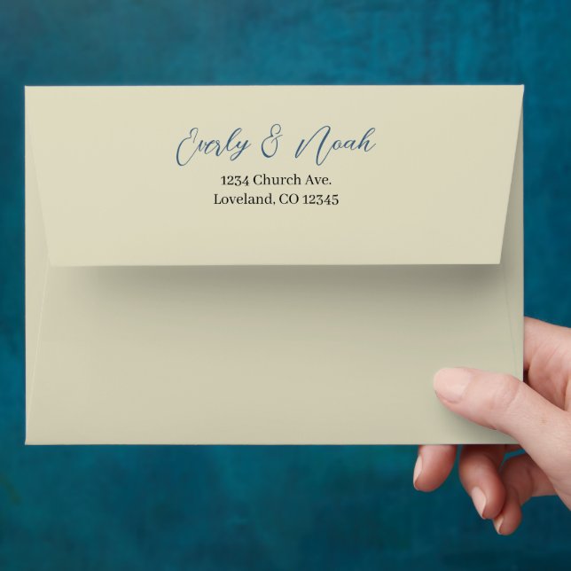Ecru Wedding Special Occasion Envelope (Hand)