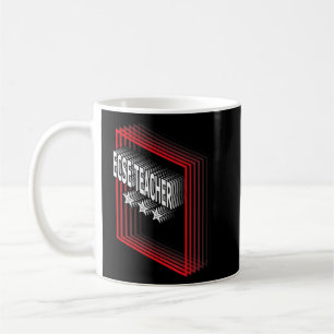 ECSE Teacher Job Title Appreciation Retro Coffee Mug