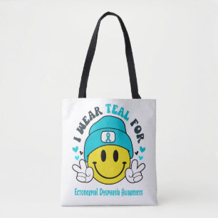 Ectodermal Dysphasia Awareness Ribbon Support Gift Tote Bag