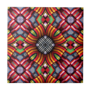 Ecuador Abstract Ceramic Tile