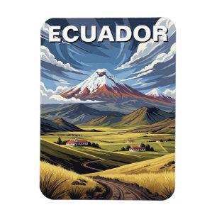 Ecuador Avenue of the Volcanoes travel Magnet