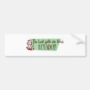 ECUADOR BUMPER STICKER