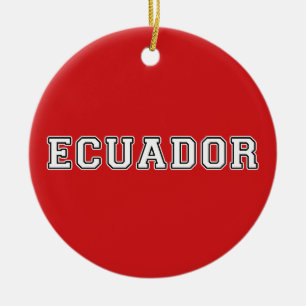 Ecuador Ceramic Ornament