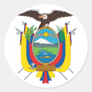 Ecuador Coat of Arms Sticker
