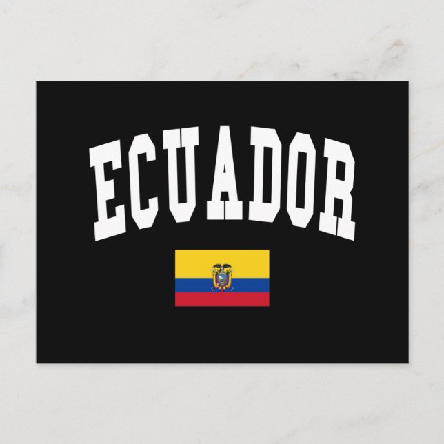 Ecuador College Style Postcard (Front)