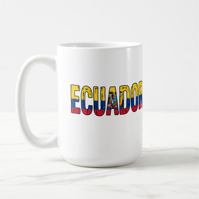 Ecuador design coffee mug (Left)