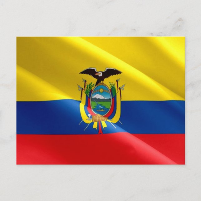 Ecuador - Ecuadorian flag - Postcard (Front)