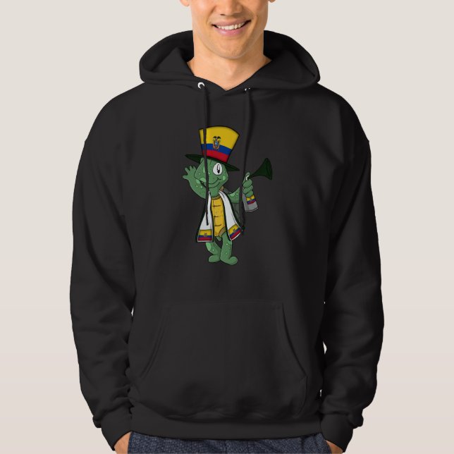 Ecuador Fan Tortoise Hoodie (Front)