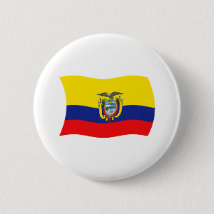 Ecuador Flag Button