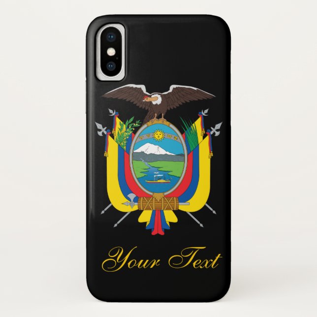 Ecuador Flag Case-Mate iPhone Case (Back)
