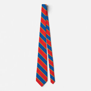 Ecuador Flag Colours Elegant Tie