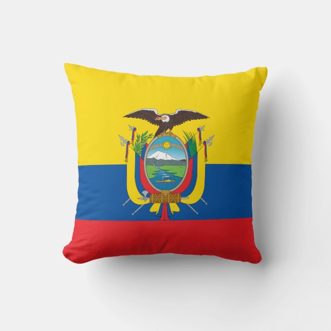 Ecuador Flag Cushion (Front)