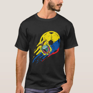 Ecuador Flag Ecuadorian Soccer Footll Fan Men Wome T-Shirt