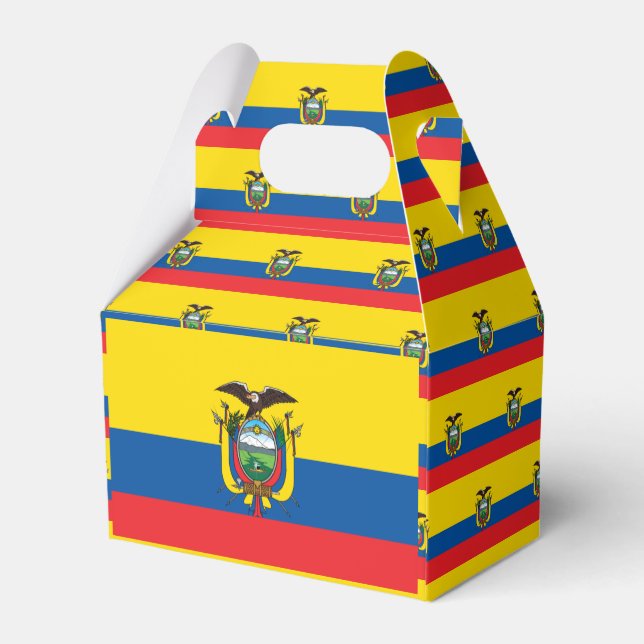 Ecuador Flag Favour Box (Back Side)