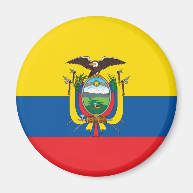 Ecuador Flag Magnet (Front)