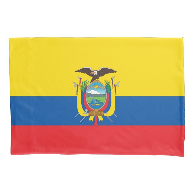 Ecuador Flag Pillowcase (Front)