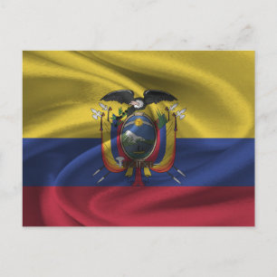 Ecuador Flag Postcard