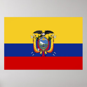 Ecuador Flag Poster