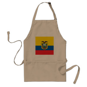 Ecuador Flag Standard Apron