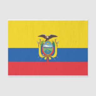 Ecuador Flag Tissue Paper